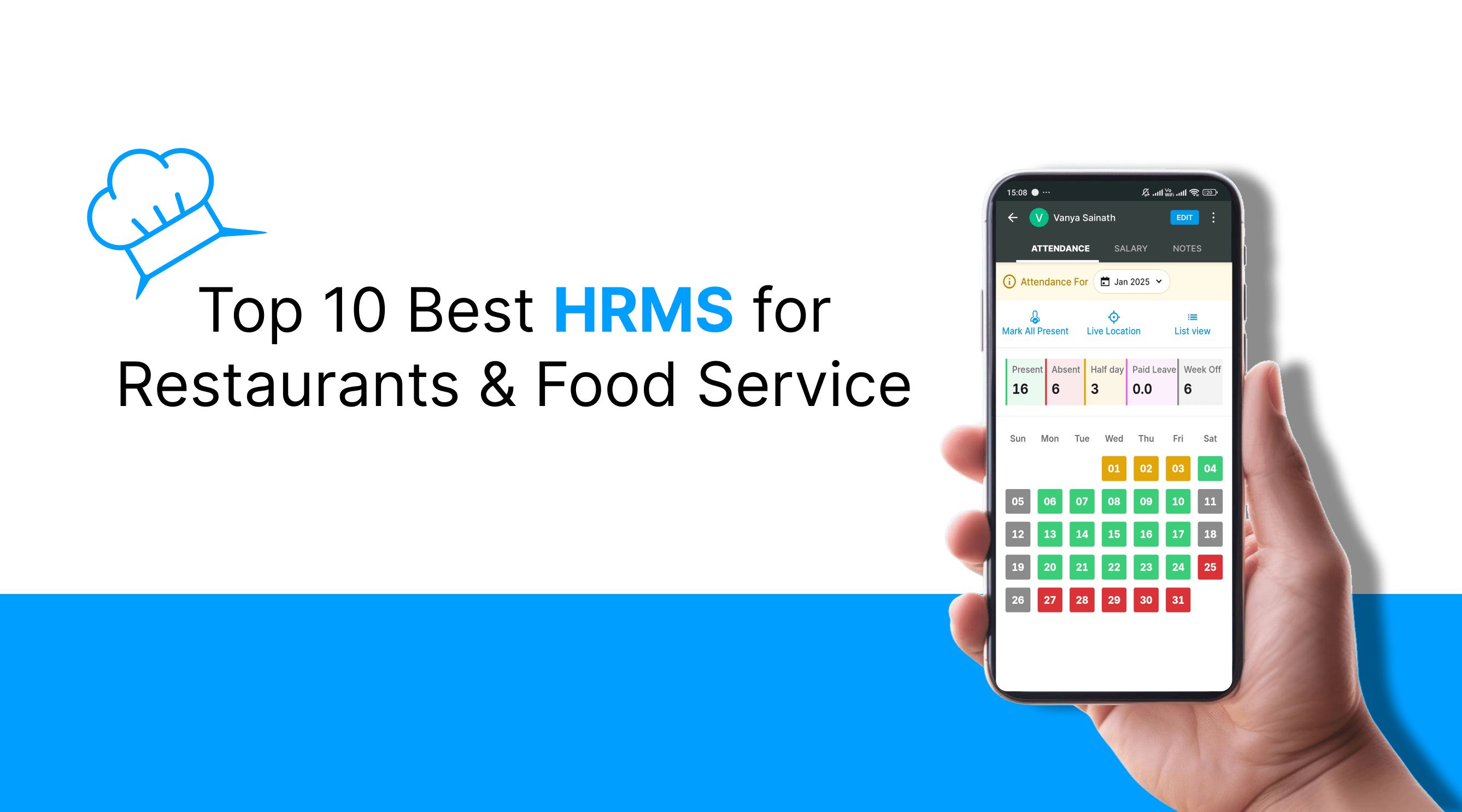 Top 10 Best HRMS for Restaurants & Food Service in 2026 - SalaryBox