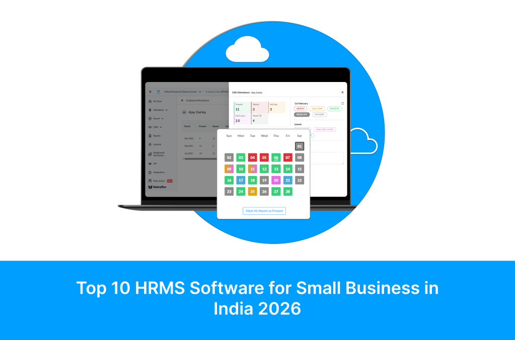Top 10 HRMS Software for Small Business in India 2026